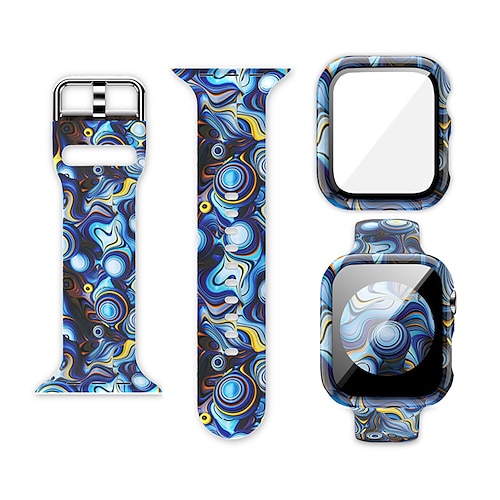 

Bracelet Sport Compatible avec Bracelet Apple Watch 38mm 41mm 42mm 44 mm 45 mm Imperméable Ajustable Femme homme Silicone Bracelet de remplacement pour iwatch Series 8 7 6 5 4 3 2 1 SE
