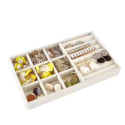 

présentoir à bijoux boîte de rangement organisation de bureau maquillage plateau de rangement boucles d'oreilles boucles d'oreilles bracelet anneau support de rangement