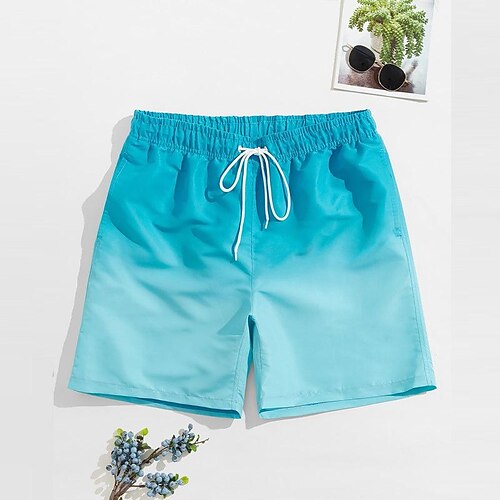 

Per uomo Boxer da mare Pantaloncini da mare Protezione solare UV Leggero Asciugatura rapida Costumi da bagno Pantaloni Nuoto Immersioni Surf Spiaggia Tinta unita Estate