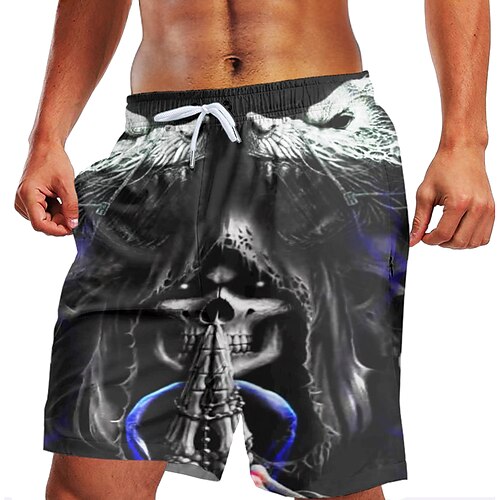 

Herre Badeshorts Surf shorts Underdele Snørelukning Med lommer Svømning Surfing Strand Vandsport Trykt Sommer Forår