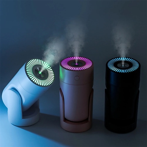

fargerik kul mini luftfukter - justerbar vinkel usb drevet automatisk avstengning 2 tåkemoduser super stillegående - perfekt for bil kontorrom soverom