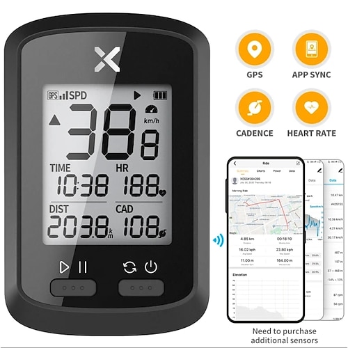

XOSSG,XOSSG Computerino da bici Impermeabile Ciclismo GPS Bici da strada Mountain bike BMX Ciclismo