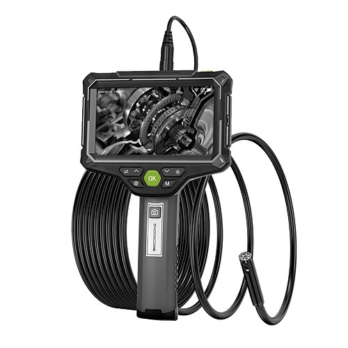 

Boroscopio digital con cámara de endoscopio industrial con 1080P HD 5 pulgada cámara de inspección 10.0M (30 pies) 5,0 m (16 pies) 1,0 m (3 pies) 2 mp Portátil Grabación de imagen y función de video