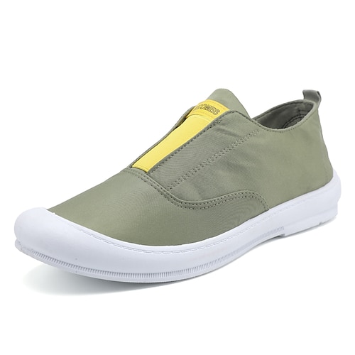 

Herre En pedal Slip-on joggesko Fritid Daglig Løp Tøy Pustende Svart Grønn Grå Sommer Vår