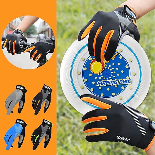 

sportliche handschuhe sonnenschutzhandschuhe herren ultradünne rutschfeste eisseide damen herren volle finger sommer frisbee ufo sport