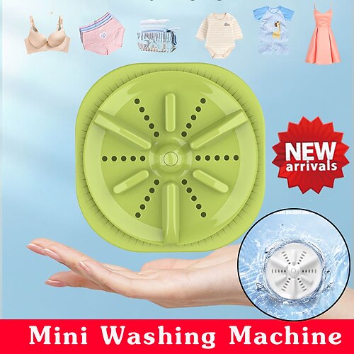 

Net Red New Small Portable Dormitory Mini Washing Machine Fully Automatic Washing Machine Socks Wonder For Children