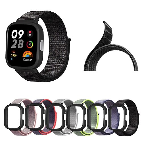 

Correa de Smartwatch Compatible con Xiaomi Redmi reloj 3 Lite Reloj inteligente Correa Ajustable Bucle deportivo Reemplazo Pulsera