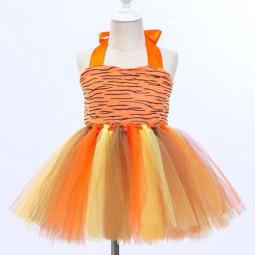 

Animal Vestidos Traje de cosplay Disfraz de animales Niños Chica Cosplay Casual Festival / Vacaciones Organdí Coral Velve Negro / Blanco / Rosa Fácil Traje carnaval