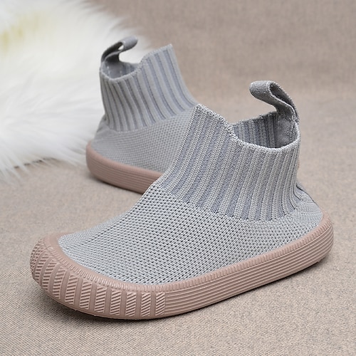 

Jungen Mädchen Socken Schuhe Sport und Freizeit Schulschuhe Gestrickt Atmungsaktivität Rutschfest Schulschuhe Kleine Kinder (4-7 Jahre) Casual Täglich Freizeit Sport Wanderschuhe Grün Beige Grau