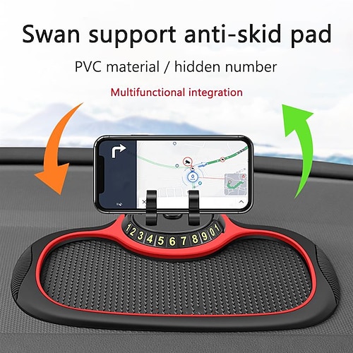 

Multi-Functional Car Anti-Slip Mat, Auto Phone Holder Non Slip Sticky Anti Slide Dashboard Phone Mount Silicone Dashboard Car Pad Mat