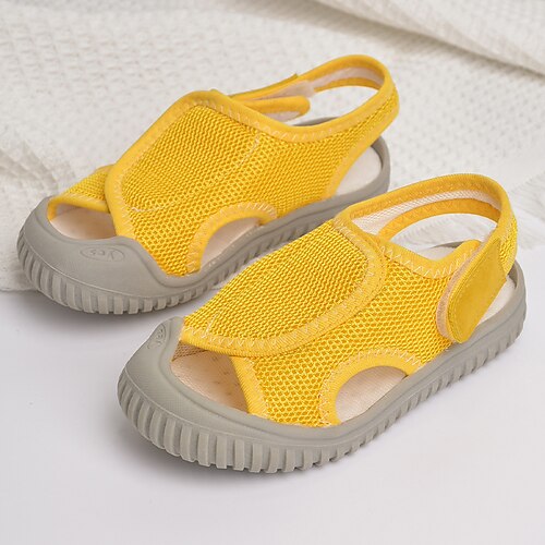 

Jungen Mädchen Sandalen Sport und Freizeit Schulschuhe Gestrickt Atmungsaktivität Rutschfest Schulschuhe Kleine Kinder (4-7 Jahre) Casual Täglich Freizeit Sport Wanderschuhe Schwarz Weiß Gelb Sommer