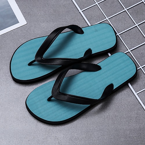 

Per uomo Sandali Pantofole e infradito Pantofole Infradito Pantofole da esterno Classico Informale Interni Giornaliero Footing PVC PU Traspirante Nero Blu Reale Grigio Estate