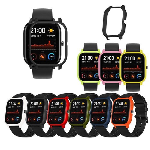 

Watch Case Compatible with Amazfit GTS 2 Shockproof Hard PC Watch Cover