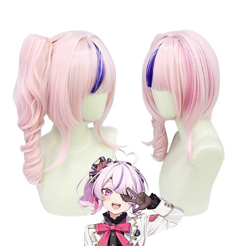 

vtuber virtual anchor rainbow club cos parykk maria marionette høytemperatur silke cosplay