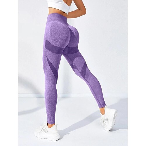 

Per donna Ghette Scrunch Butt Senza cuciture Zampa di elefante Fasciante in vita Sollevamento dei glutei Stretching a 4 vie Vita alta Yoga Fitness Allenamento in palestra Calze / Collant / Cosciali