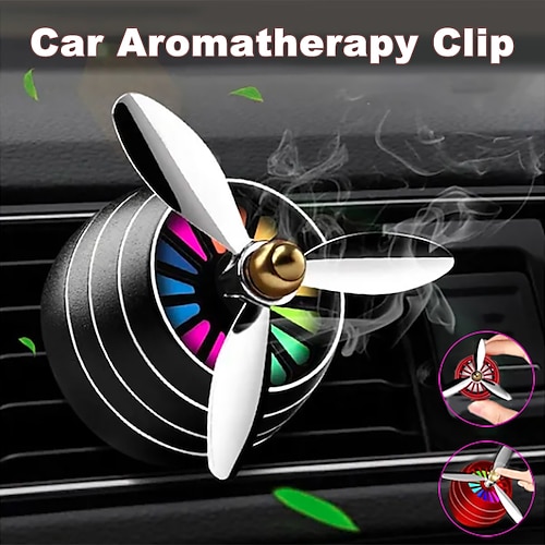 

1 pz mini presa d'aria per auto deodorante clip per profumo clip per aromaterapia fresca con accessori per auto a luce led