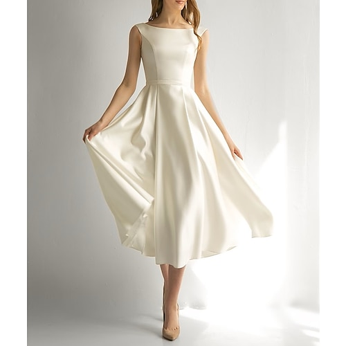Bridal Shower Simple Wedding Dresses Wedding Dresses A-Line Sweetheart ...