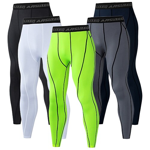 

Arsuxeo Per uomo Maglia intima da ciclismo Manica lunga Ciclismo da montagna Cicismo su strada Inverno Nero Bianco Verde Chiaro Bicicletta Pantalone / Sovrapantaloni Calze / Collant / Cosciali Tenere