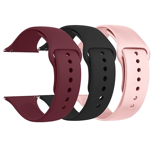 

3 Pack Sport Band Compatible with Apple Watch band 38mm 40mm 41mm 42mm 44mm 45mm Elastic Adjustable Soft Silicone Strap Replacement Wristband for iwatch Series 8 7 6 5 4 3 2 1 SE