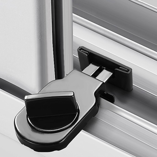 

Sliding Window Locks Adjustable Security Door Lock Window Stoppers Aluminum Childproof Safety Window Lock Clamps for Vertical Horizontal Slide Door Windows