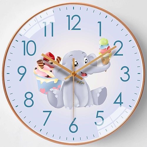 

8 pouces et 20cm horloge de bande dessinée personnalisée et créative horloge murale salon ménage lumière luxe horloge moderne et simple horloge de décoration murale personnalisée et créative