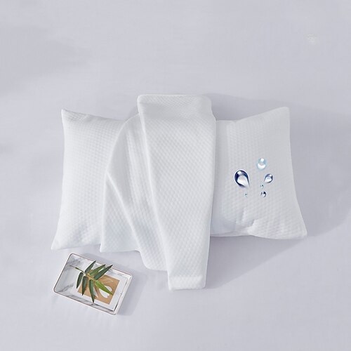 

Knitted Fabric Jacquard Air Layer Waterproof Pillowcase Latex Pillowcase