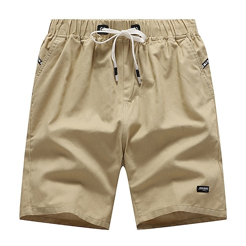 

Herren Sommer-Shorts Lässige Shorts Tasche Glatt Komfort Atmungsaktiv Outdoor Täglich Ausgehen Modisch Brautkleider schlicht Schwarz Weiß