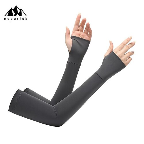 

manches de protection solaire femmes été minces et longs gants en soie de glace pour la conduite manches de glace anti-ultraviolets