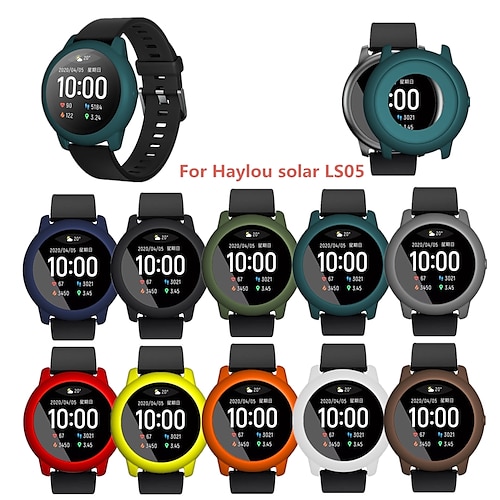 

Watch Case Compatible with Haylou Haylou Solar Shockproof Hard PC Watch Cover