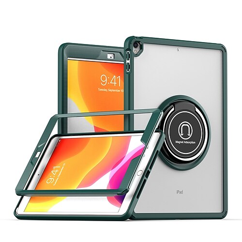 

Tablette Etuis coque Pour Apple Mini 10,9 10,5 11 9.7 ipad 9th 8th 7th Generation 10.2 inch Avec Support Clair Armure Défenseur Robuste Protecteur Couleur Pleine TPU Acrylique