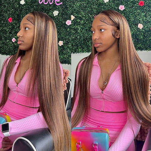 

Capelli umani di Remy 13x6 Pizzo Frontale 13x4 Pizzo Frontale Parrucca Parte libera Brasiliano Liscio Diritto naturale Multicolore Parrucca 150% 180% Densità dei capelli con i capelli del bambino