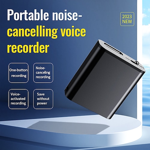 

Digital Voice Recorder Q8 English Portable Digital Voice Recorder Recording Voice Activated Recorder Portable MP3 Player Audio Recorder with Playback with Noise Reduction for Business Speech Meeting