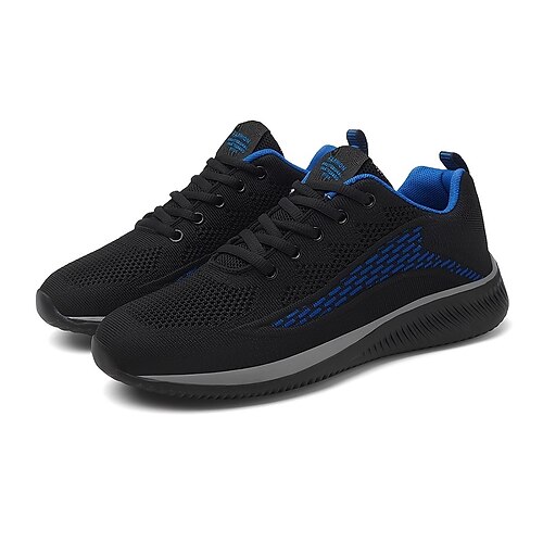 

Per uomo Scarpe da ginnastica Scarpe da corsa Scarpe sportive Ammortizzamento Traspirante Leggero Morbido Antiscivolo Corsa Jogging A maglia Estate Primavera Rosso Blu Grigio