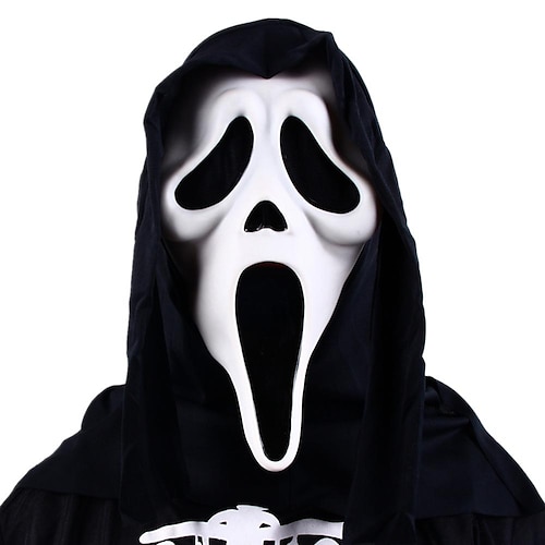 

Ghostface Mask Devil Ghost Cosplay Costumes Latex Horror Masks Ghost Face Scream Helmet Creepy Halloween Party Masquerade Props