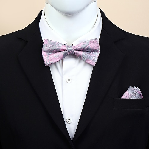 

Per uomo Di tendenza Papillon Floreale Giallo Rosa Rosso 2023
