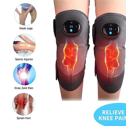 1pc Heated Knee Massager Cordless Heated Knee with Adjustable