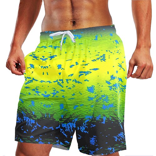 

Per uomo Boxer da mare Pantaloncini da mare Boxer da surf Costume da bagno A cordoncino Con tasche Nuoto Surf Spiaggia Sport acquatici Con stampe Estate Primavera