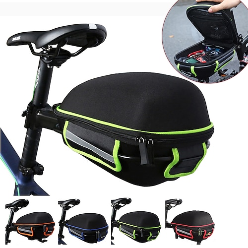 west biking® 8 l-es kerékpár nyeregtáska kerékpártartó táska fém vázzal és esővédővel vízálló könnyű fényvisszaverő csíkok kerékpártáska kendő lycra eva kerékpártáska kerékpártáska kerékpár kerékpározás