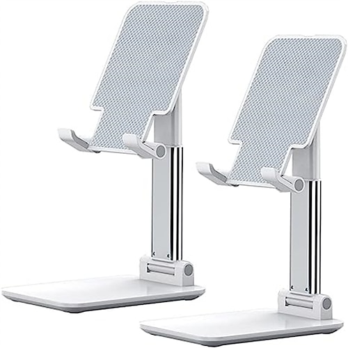 

Paquete de 2 soportes para teléfono, soporte para tableta Soporte para teléfono con soporte perezoso retráctil plegable para escritorio de oficina compatible con ipad 4 -7 accesorios para teléfonos