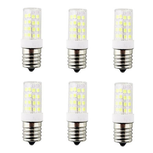 

6St 4 W LED Mais-Birnen 380 lm E17 T 52 LED-Perlen SMD 2835 Warmweiß Weiß 110-130 V