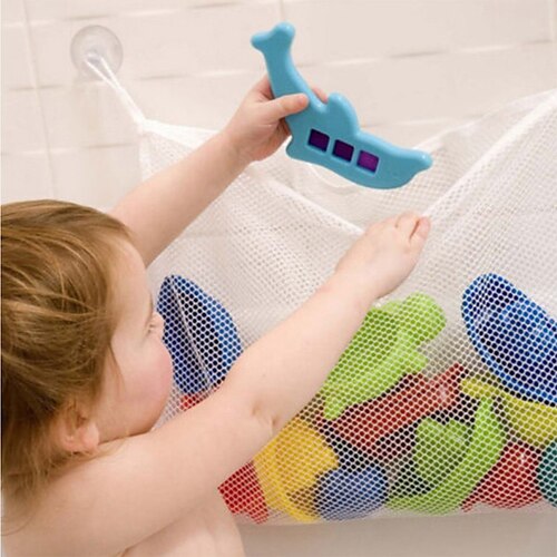 

borsa da bagno per bambini borsa a rete per giocattoli da bagno borsa per bambini cesto per bambini giochi per bambini rete giocattolo panno impermeabile giocattoli di sabbia deposito da spiaggia