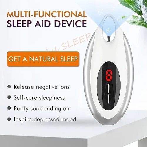 

Sleep Aid Device Brain Massage Adjust Heart Rate Relieve Headache Focus Attention Anxiety Relief ItemsSmall And Easy To Carry Improve Deep Sleep