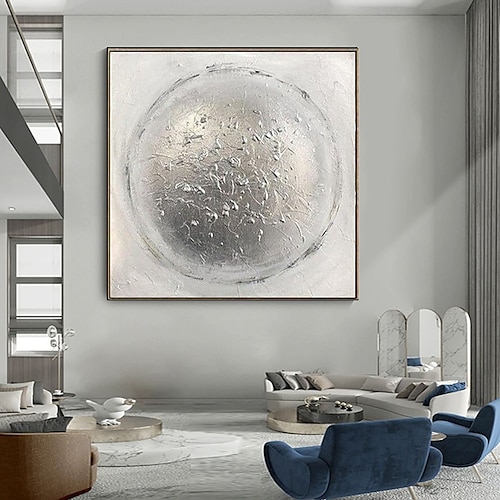 

pintura a óleo pintada à mão artesanal parede arte abstrata textura pintura grande pintura a óleo criativa abstrata esfera mágica sem moldura não esticada
