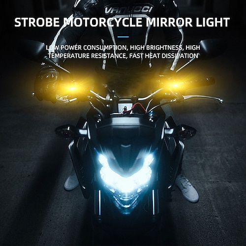 

2pcs 12v moto led manubrio fine indicatore di direzione lampeggiatore maniglia grip bar lampeggiante indicatore laterale lampada illuminazione super luminoso