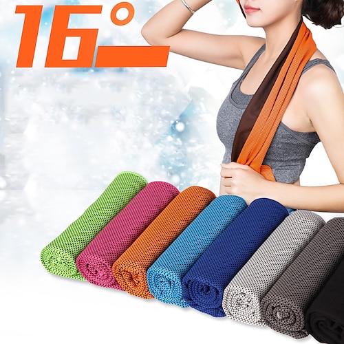 

Thickened Double-layer Two-color Cooling Cold Towel Ice Cold Towel Outdoor Sports Cold Towel Quick-drying Absorbent Ice Towel