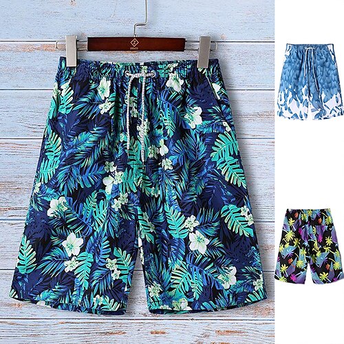 

Per uomo Boxer da mare Pantaloncini da mare Protezione solare UV Leggero Asciugatura rapida Costumi da bagno Pantaloni Nuoto Immersioni Surf Veliero Gradiente Estate