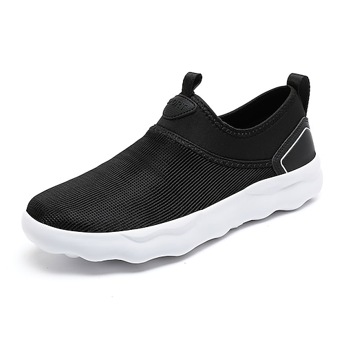 

Homme Mocassins et Slip On Sportif Décontractées du quotidien Tissage Volant Respirable Noir / blanc Noir Gris Eté