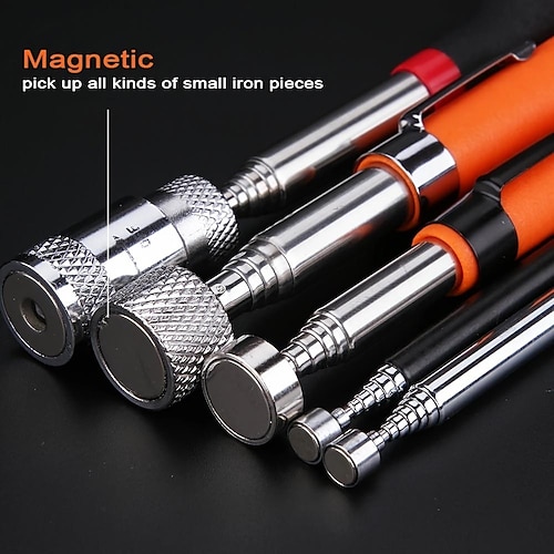 

Telescoping Magnetic Pick Up Tool Extendable Telescopic Magnet Stick Useful for Hard-to-Reach,Sink Drains Mechanic Automotive Gifts for Men Women Husband Birthday Father's Day,Christmas