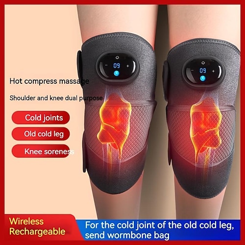 1pc Heated Knee Massager Cordless Heated Knee with Adjustable
