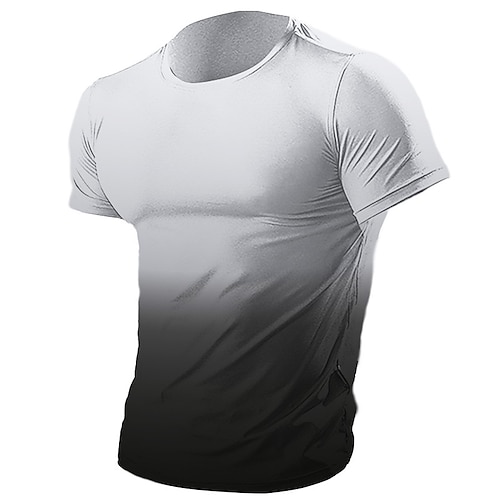 

Herre T-shirt Tee Top Hældning Rund hals Gade Ferierejse Kort Ærme Tøj Mode Designer Basale